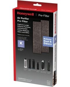 2-count replaceable odor reducing filter for Honeywell HFD280B and HFD320 Air Purifiers