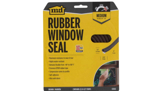 M-D Building Products Brown Rubber Weatherseal Tape 17 ft.